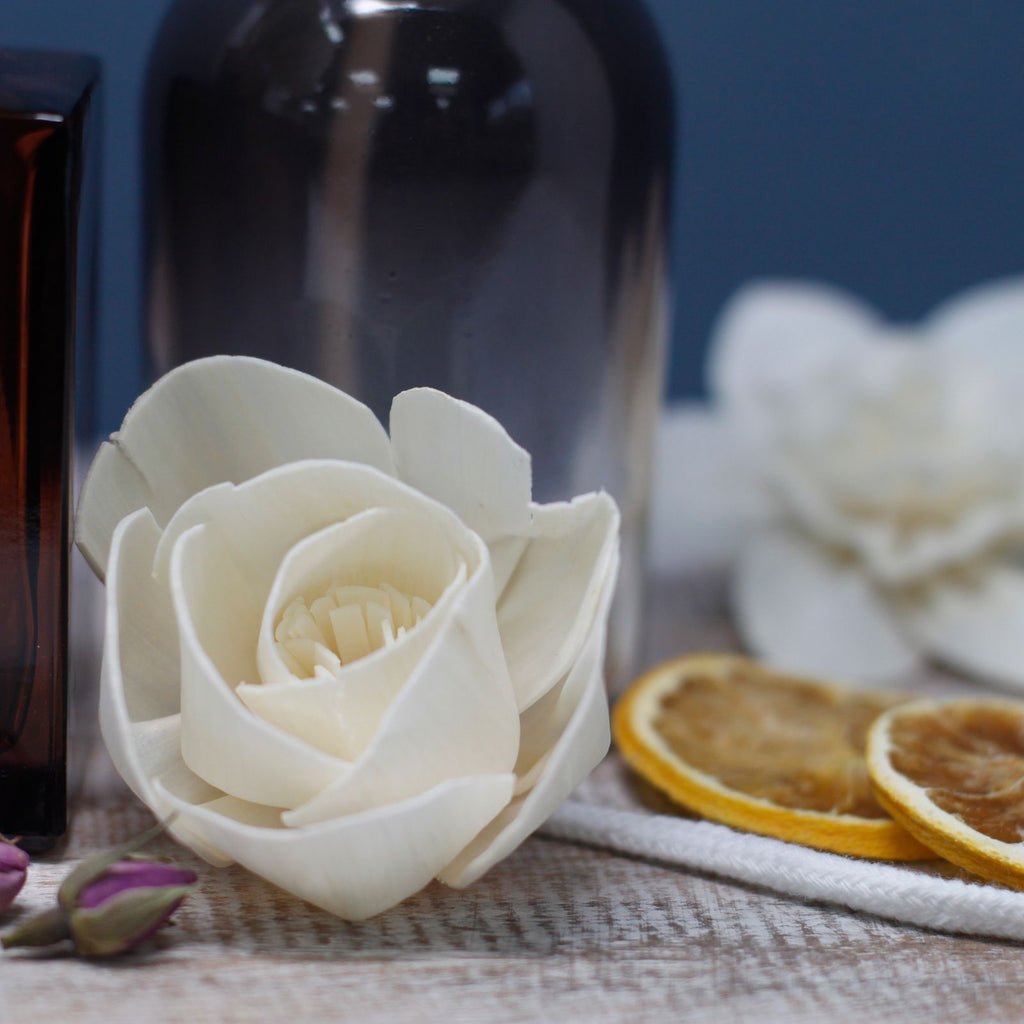 Natural Diffuser Flowers – Large Rose on String