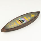 Enamel Incense Bowl - Mango Wood - Chakra