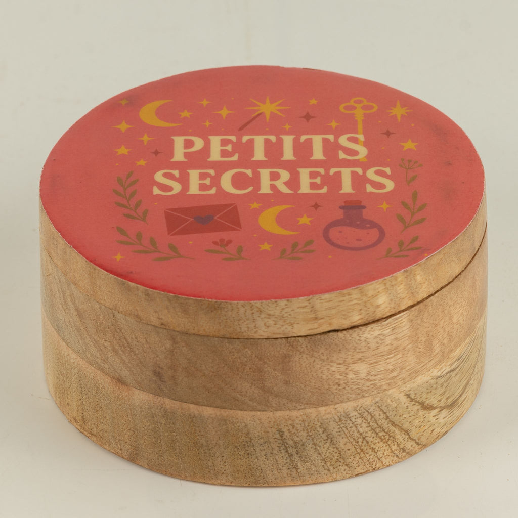 Round Enamelled Box - Petite Secrets