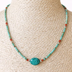 Nepalese Extra Fine Gem Necklace - Turquoise Stone & Beads