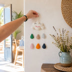 Handmade Felt Mobile - Mini Happy Clouds