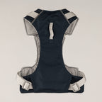 PAW - S (4-8Kg) Dog Step-in Guardian Harness with Reflective Mesh - Rock Grey - Black Obsidian Charm