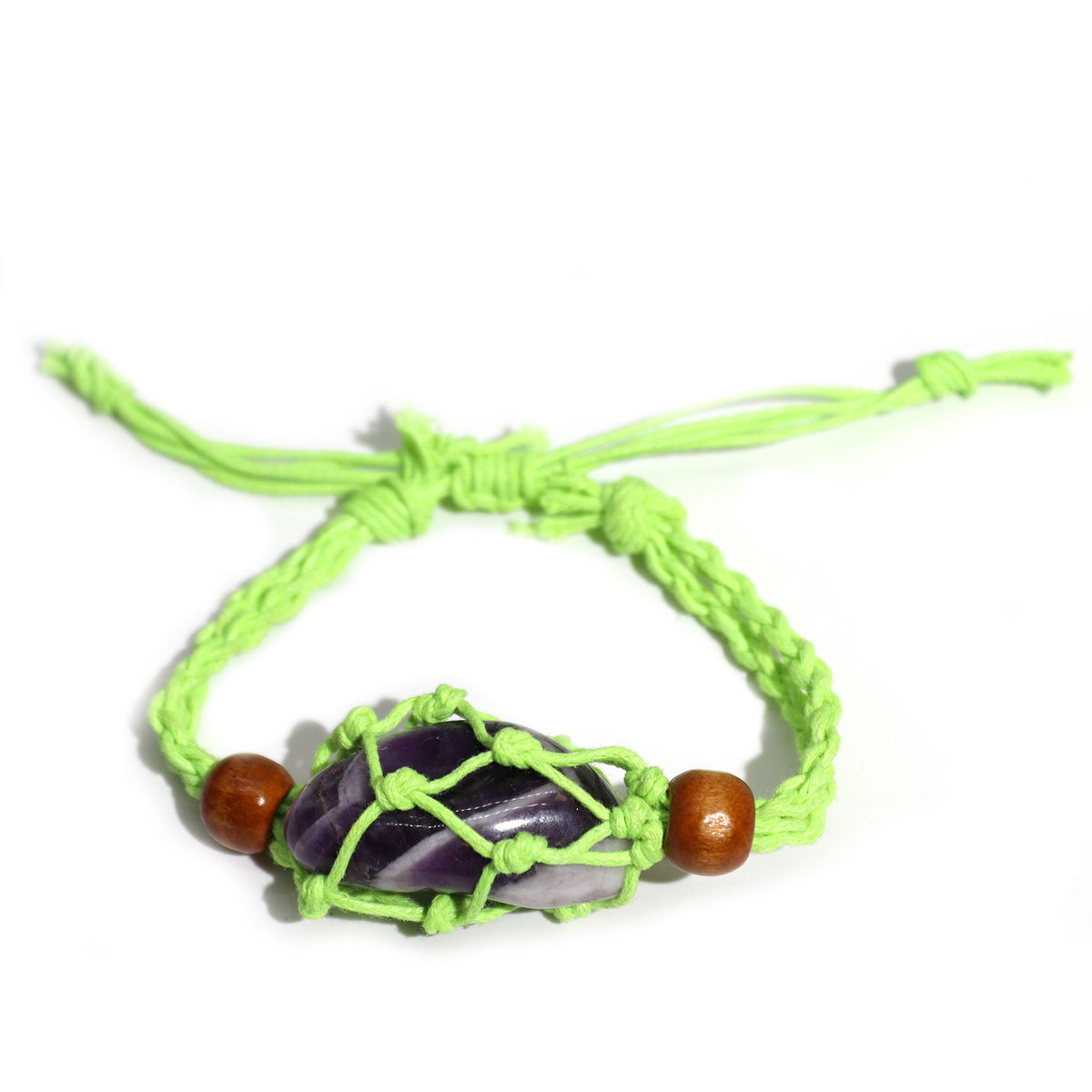 Gemstone Bracelet Cord - Green - Gemstones & Crystals | Hearth & Amble