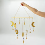 Indian Chimes - Brass Moon Phases Chimes