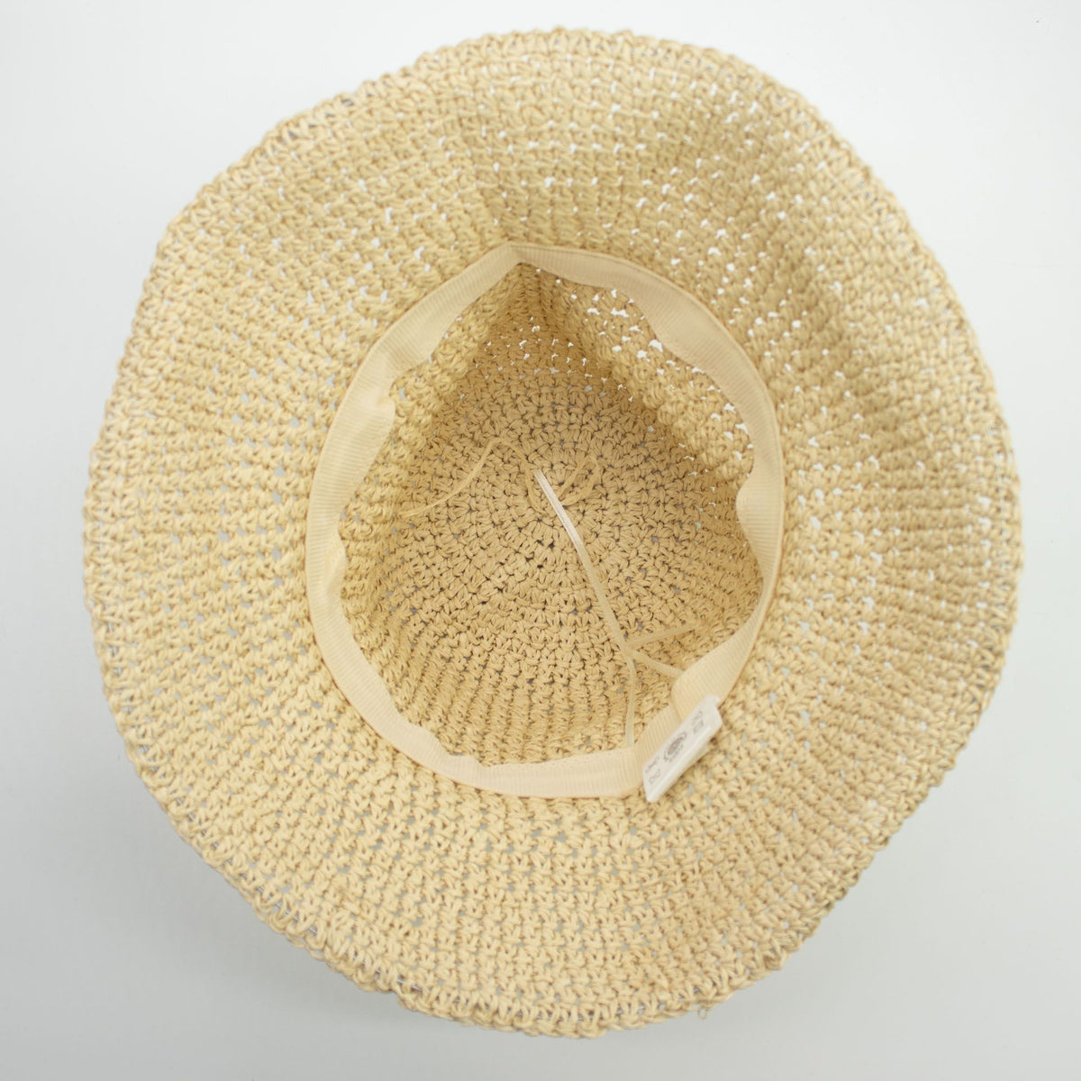 Nomad Sari Floppy Straw Sun Hat - Natural Beige