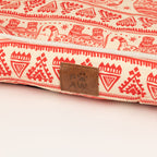 PAW Bed – Lucky Elephant – Red – 60 × 50 × 14cm