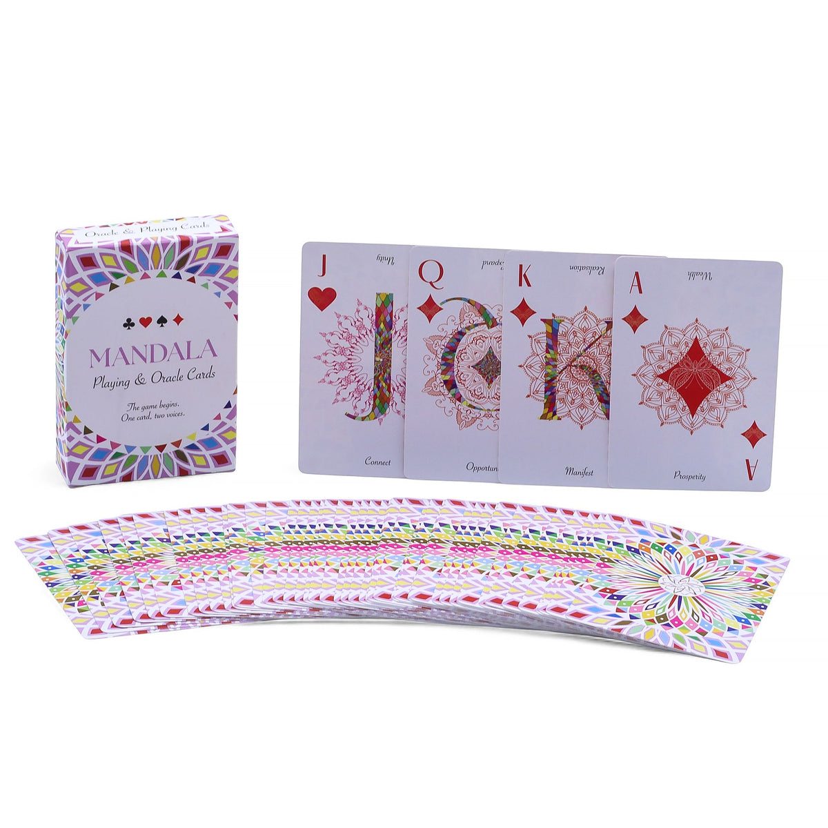 Mandala Playing & Oracle Cards – Kaleidoscope Symmetry