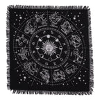 Esoteric Fringed Altar Cloth - Horoscope