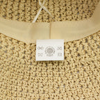 Nomad Sari Floppy Straw Sun Hat - Natural Beige