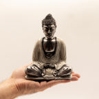 White & Grey Buddha - Medium