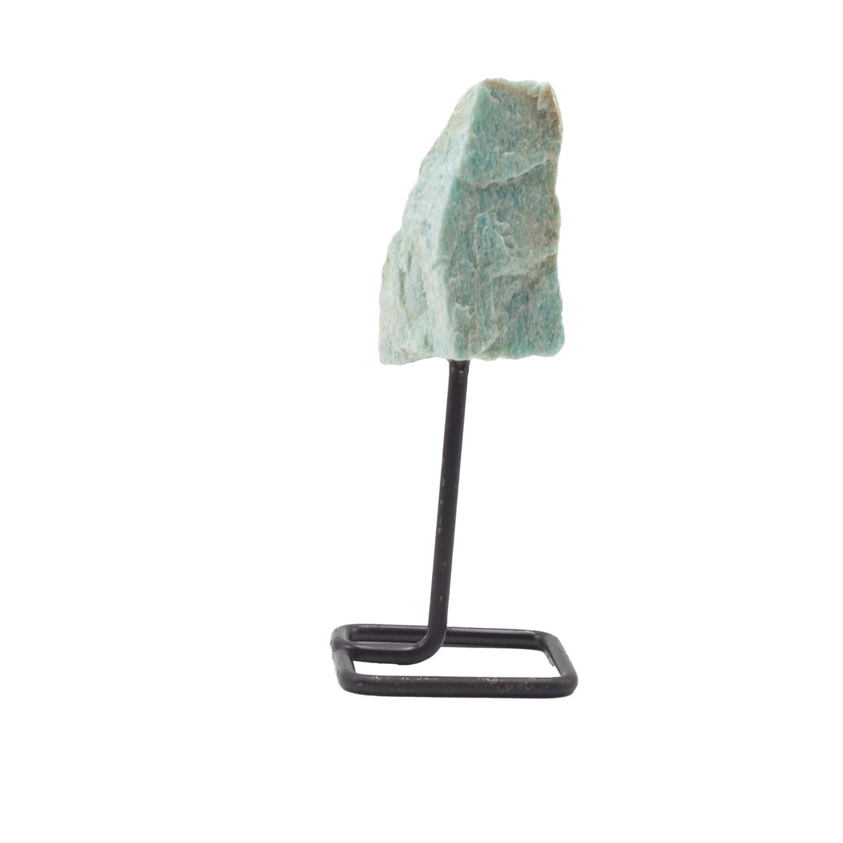 Mineral Specimen on Metal Stand - Amazonite - Rare Mineral Specimens | Hearth & Amble