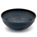 Large Aluminum Singing Bowl - Tibetan Double Dorjy Design - Blue (27cm) - Singing Bowls | Hearth & Amble