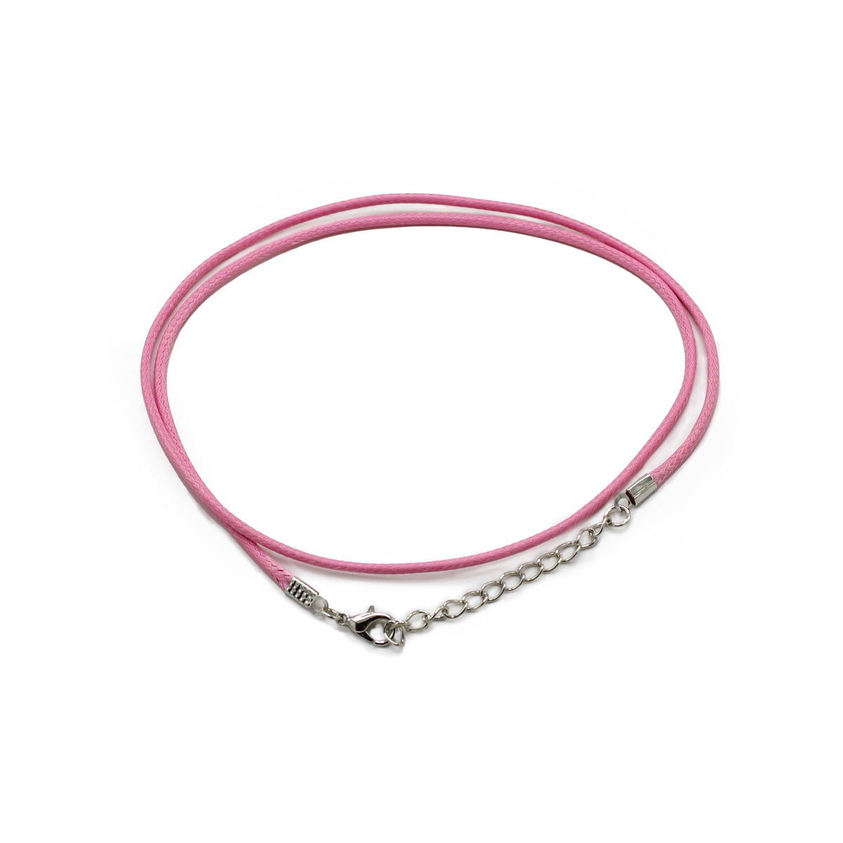 Waxed Pendant Cord - 2mm x 55cm - Pink 102 - Pendant Cords | Hearth & Amble