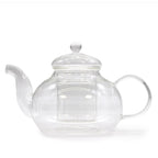 Glass Infuser Teapot - Gift Boxed - Round Pearl - 800ml