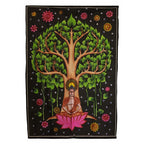 Cotton Wall Art (70x110cm) - Buddha Bodhi Tree