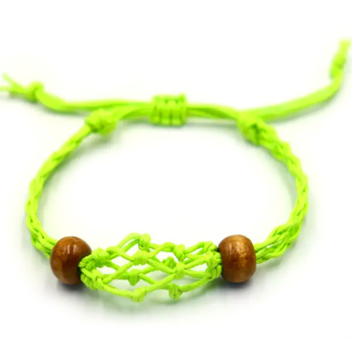 Gemstone Bracelet Cord - Green - Gemstones & Crystals | Hearth & Amble