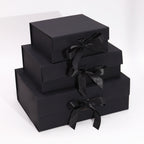 Flat Pack Gift Box - Large  (28.2x20.2x9.2cm) - Black