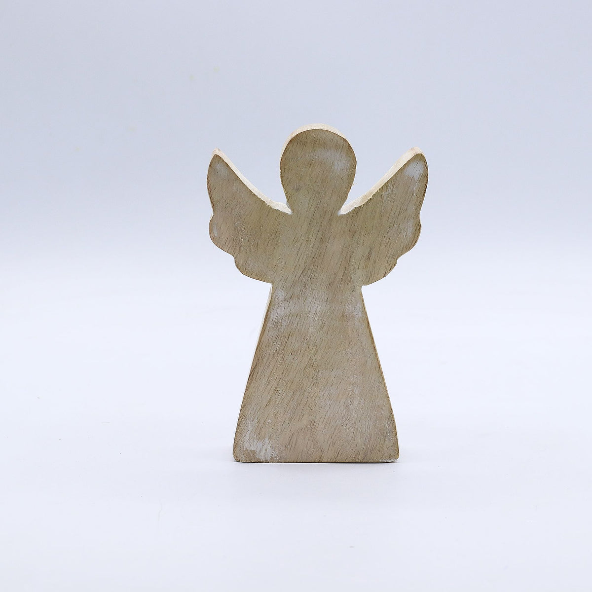 Mango Wood Angel - Whitewash - Mango Wood Angels | Hearth & Amble