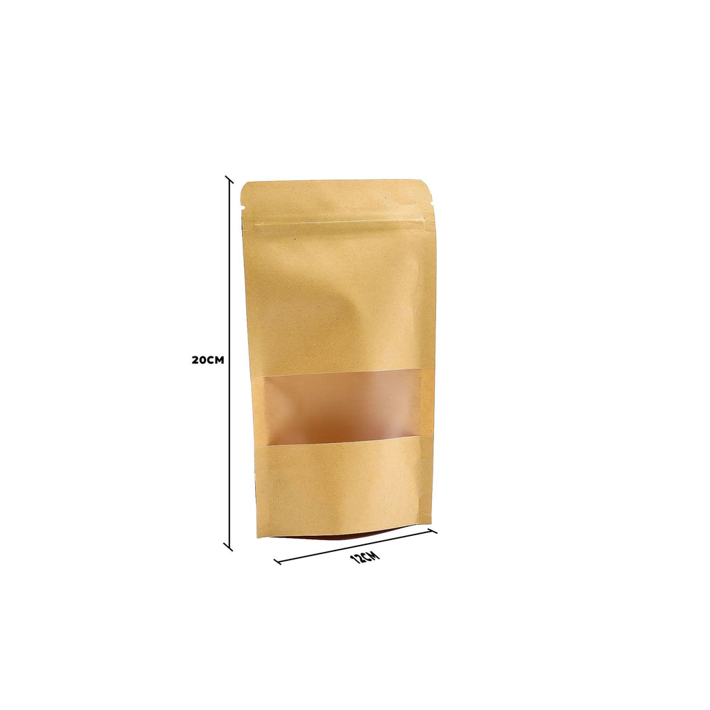 Kraft Window Bag 12x20 cm