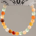 Petite Power Bracelet (17cmx6mm) - Rainbow Agate