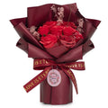 Large Red Roses Bouquet - Love is Eternal -  Gift Card