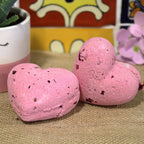 Love Heart Bath Bomb 70g - Ylang & Rose