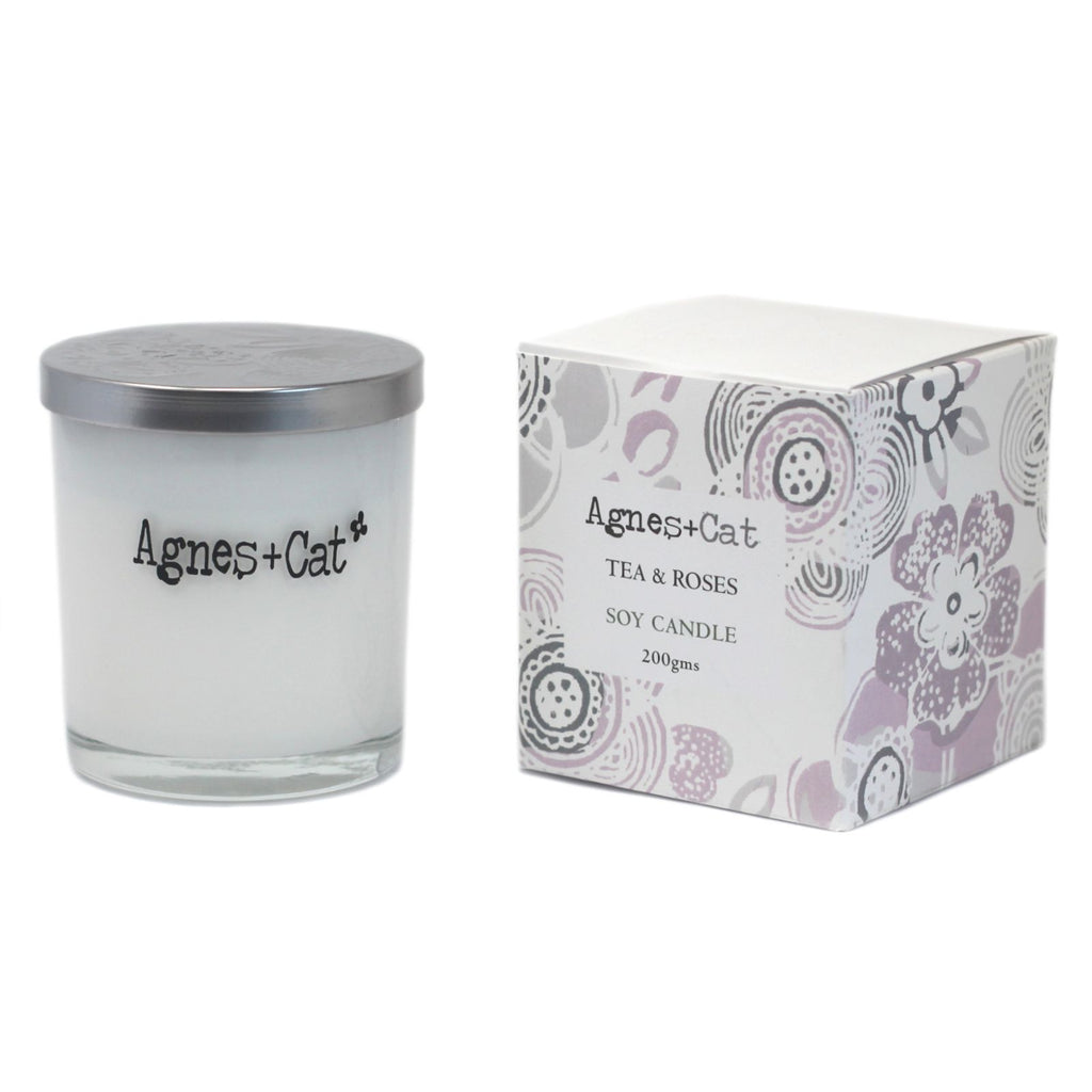 Agnes + Cat Votive Candle - Tea and Roses