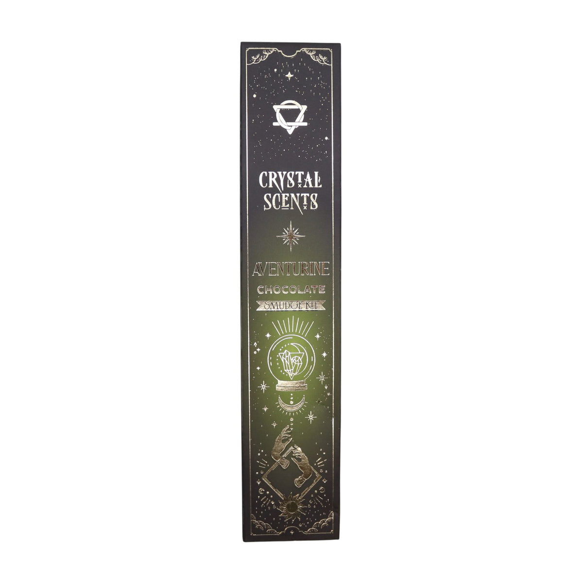 Aventurine Crystal Scents Smudge Incense - Chocolate