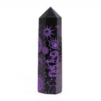 Black Obsidian Point - Mystic Story - Deep Purple
