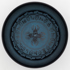 Large Aluminum Singing Bowl - Tibetan Double Dorjy Design - Blue (27cm) - Singing Bowls | Hearth & Amble