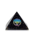Small Organite Pryamids 5.5x4.5cm - Tree of Life - Black Tormaline Chips