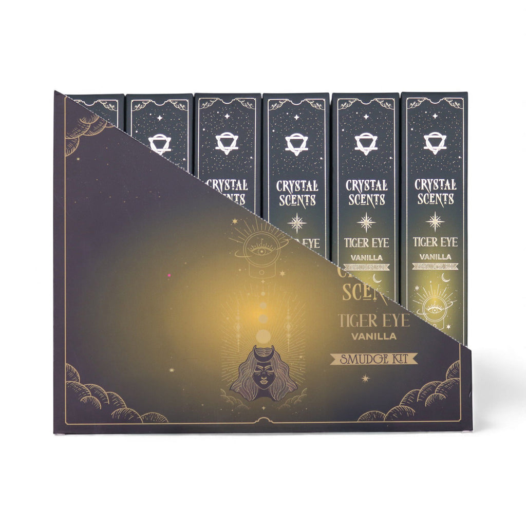 Tiger Eye Crystal Scents Smudge Incense - Vanilla