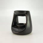 Ceramic Zen Oil Burner - Small Classic  - Matt Black