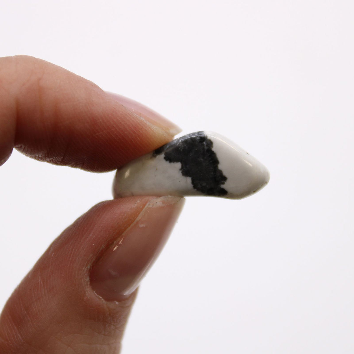 Small African Tumble Stones - White Howlite - Magnesite - product image 2