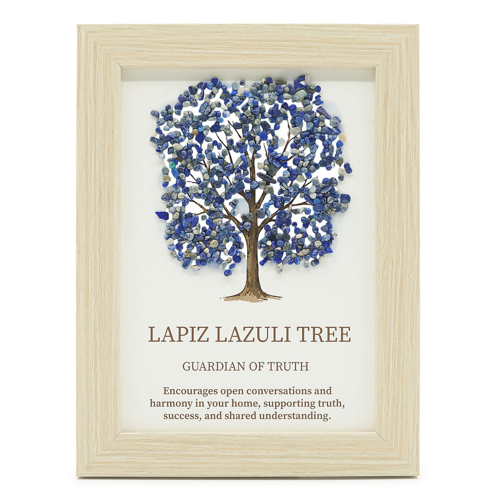 Gemstone Picture - Tree of Life - Lapiz (20x14.7x1cm)