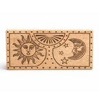 Sun - Moon Carved Crystal and Stone Box