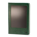 A5 Intention Note Book - LCD Wipe Screen - Green Leather Effect - 80 Leafs