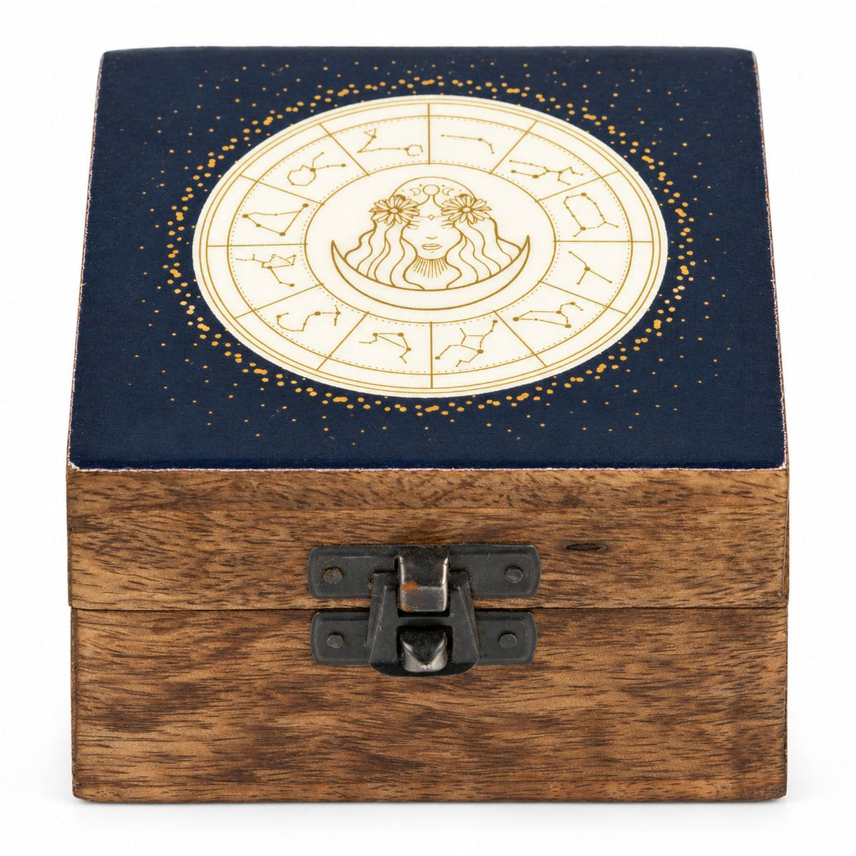 Small Enamelled Box - Virgo - Boxes & Storage | Hearth & Amble