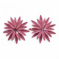 Soft Pink - Vintage Glass - Flowers - Earrings