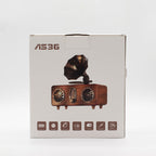 Retro Mini Double Gramophone Speaker - Bluetooth - 5.4 watt x 2