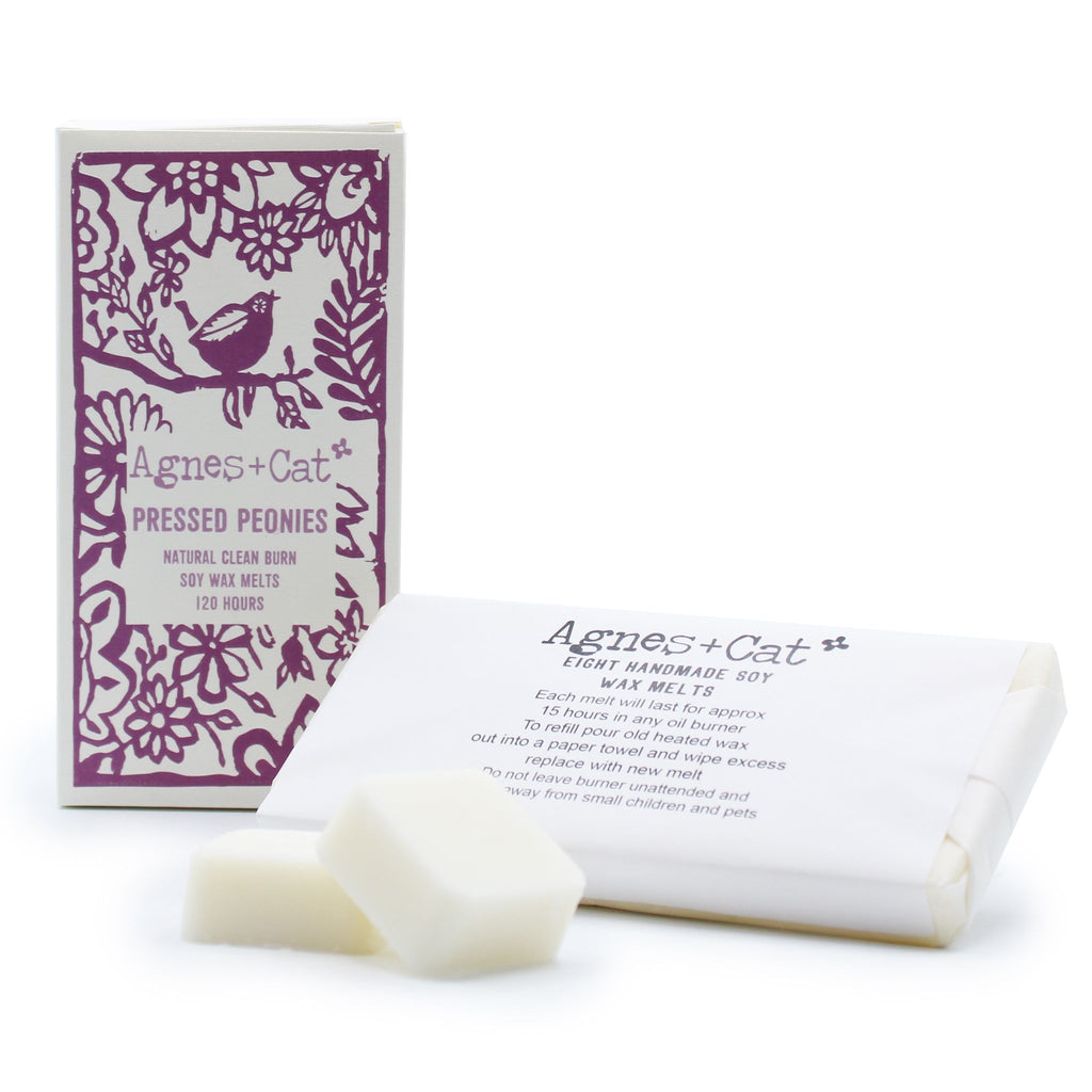 Agnes + Cat Box of 8 Wax Melts - Pressed Peonies - product image 1