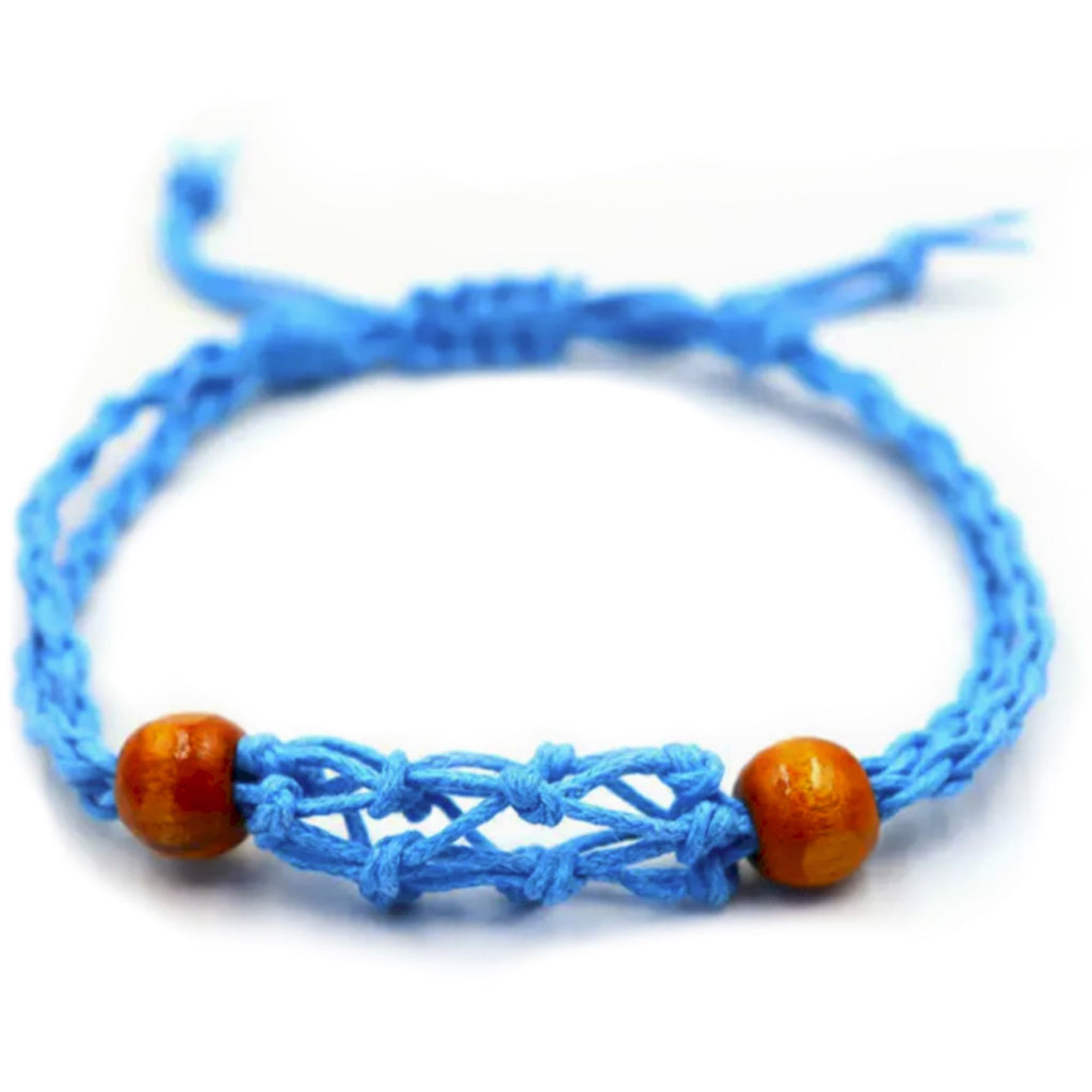 Gemstone Bracelet Cord - Blue