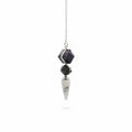 Psychic Gateway Edition - Three Piece Pendulum - Multi Fluorite - Labradorite - Rainbow Moonstone