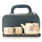 Travel Teapot Set & Two Cups - Cat Lover