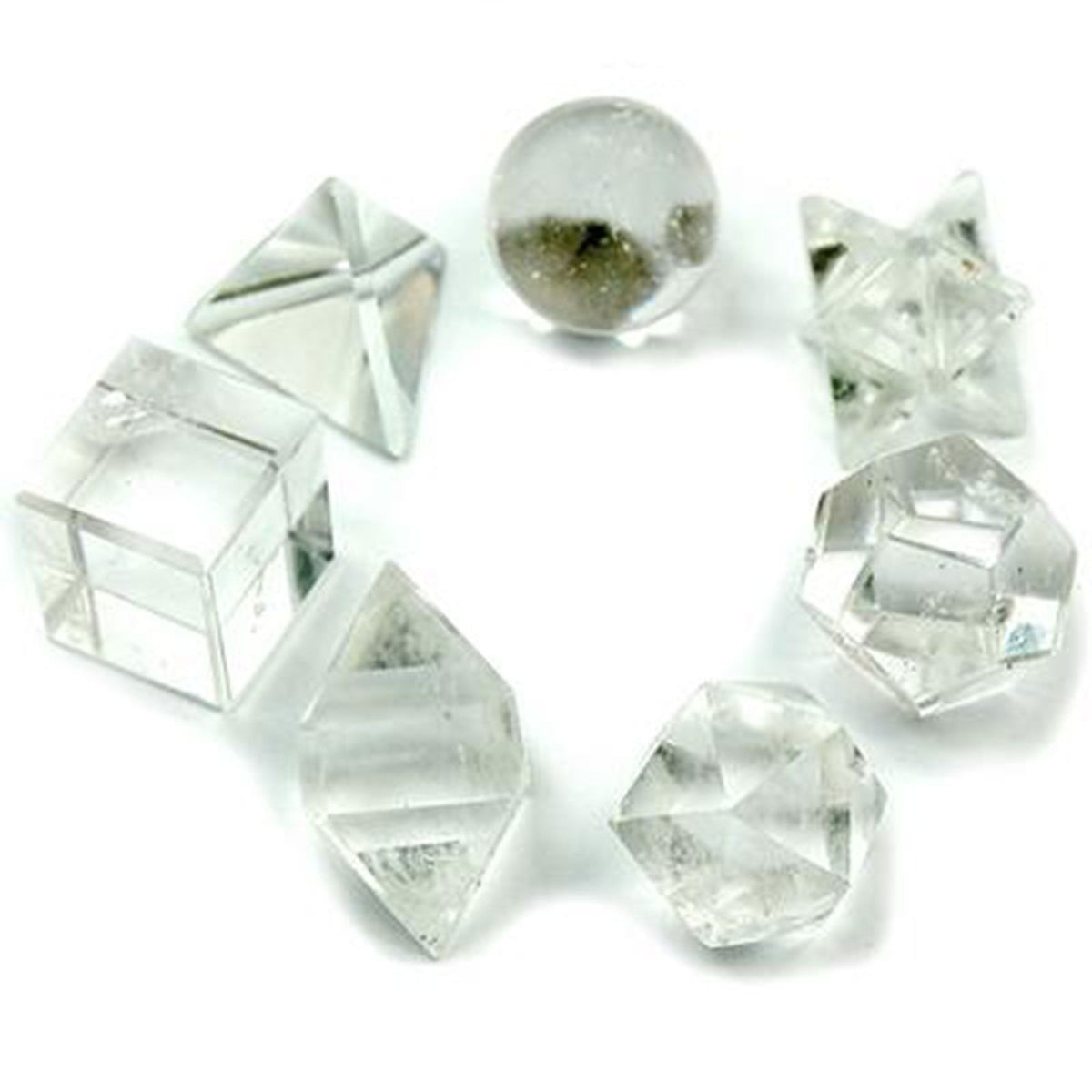 Geometric Seven Piece Crystal Set - Gemstones & Crystals | Hearth & Amble