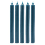 Solid Colour Dinner Candle Set - Pack of 21 - Rustic Teal