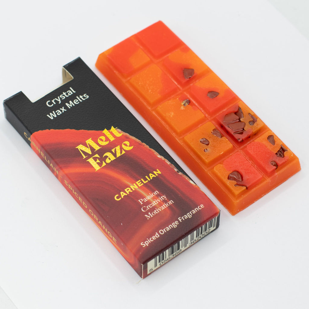 MeltEaze Wax Melts 50g - Carnelian Fire - Spiced Orange - Wax Melts | Hearth & Amble