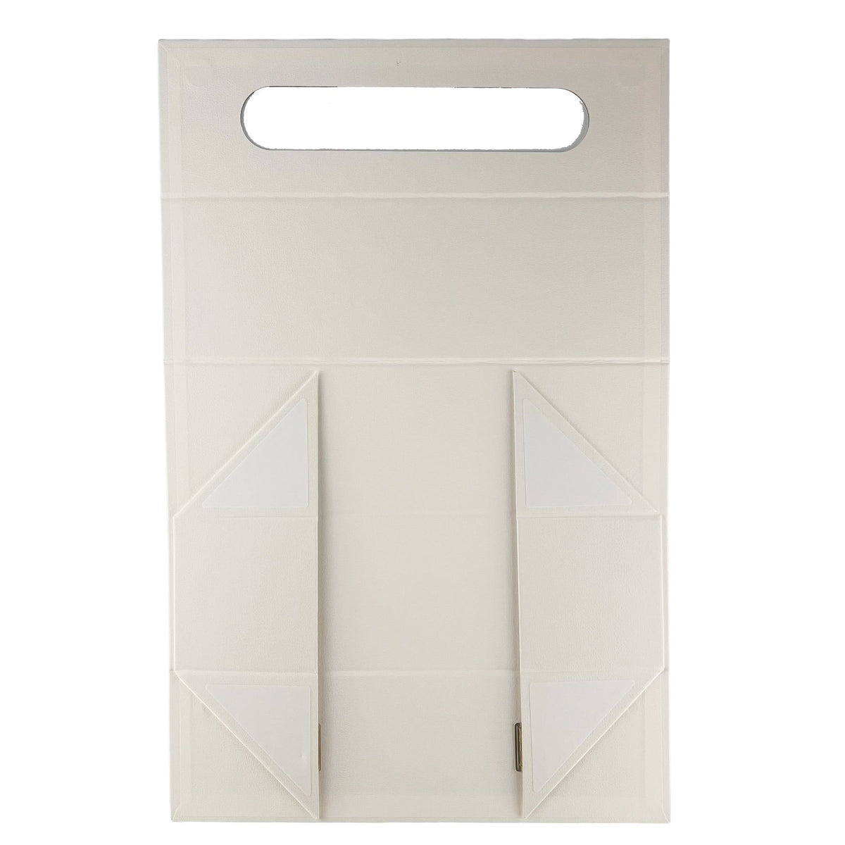 Flat Pack Gift Box - Wine Box Shape  (33.5x10x10.5cm) - White