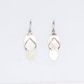 Shell & Silver Earrings - Flip-flops- MOP