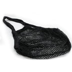 Pure Cotton Mesh Bag - Black